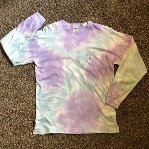 PINK Victoria’s Secret Monogram Tye Dye longsleeve